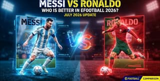 Messi vs Ronaldo comparison in eFootball™ 2026 – July 2026 Update