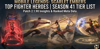 Best fighter heroes in Mobile Legends Bang Bang Season 41 tier list