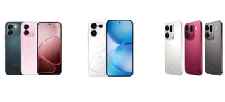 OPPO A6, Reno16 Pro, and Find X9 Pro phones laid out side by side against a plain background