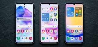 Best Samsung phones under $300 lined up on a dark surface