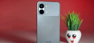 Five TECNO smartphones under $150 lined up side by side against a plain background