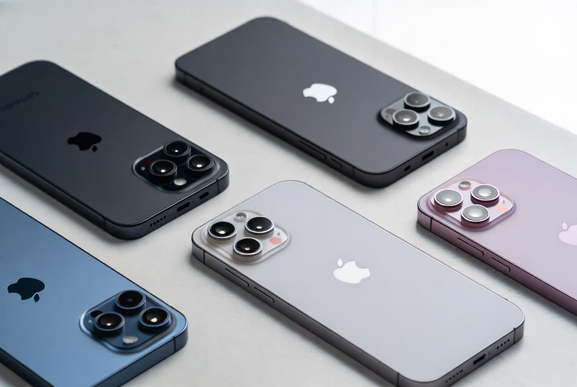 Collection of budget 5G smartphones representing affordable devices in Nigeria 2026