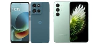 Motorola Moto G Play (2026) and Tecno Spark 40 Pro placed side by side on a table