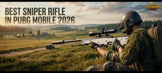 Best sniper rifle in PUBG Mobile 2026 — AWM, Kar98k, M24 comparison