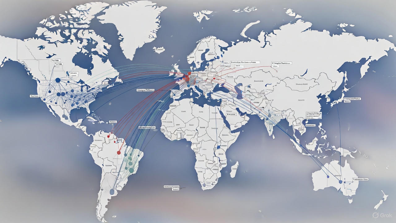 Global AI workforce map
