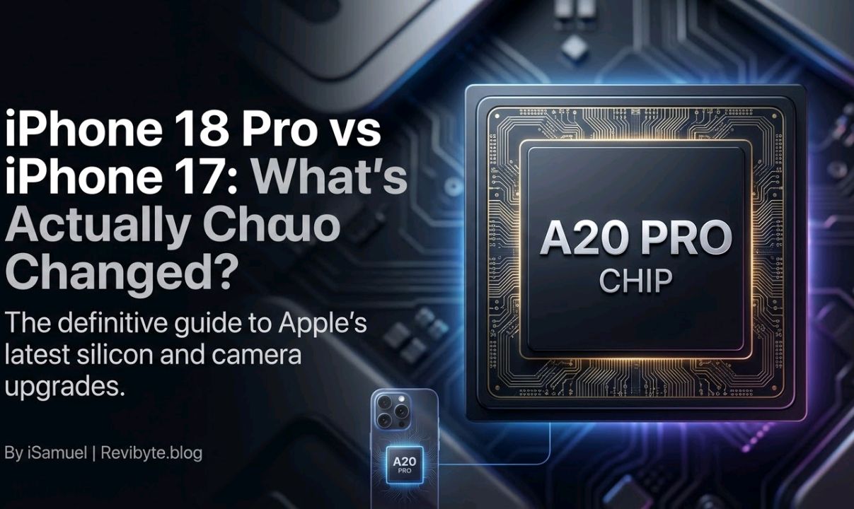 A20 Pro chip graphic from Apple's iPhone 18 Pro announcement