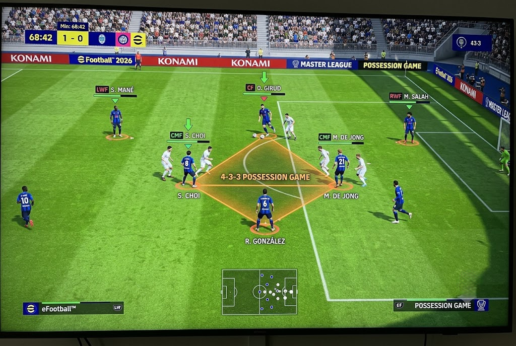 4-3-3 Possession Formation Setup in eFootball 2026