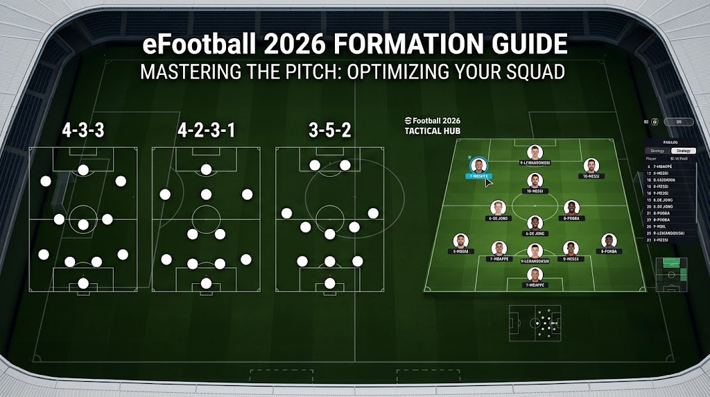 Best Formations for Possession Game in eFootball™ 2026