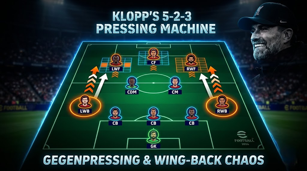 eFootball 2026 Klopp Manager Tactics Guide