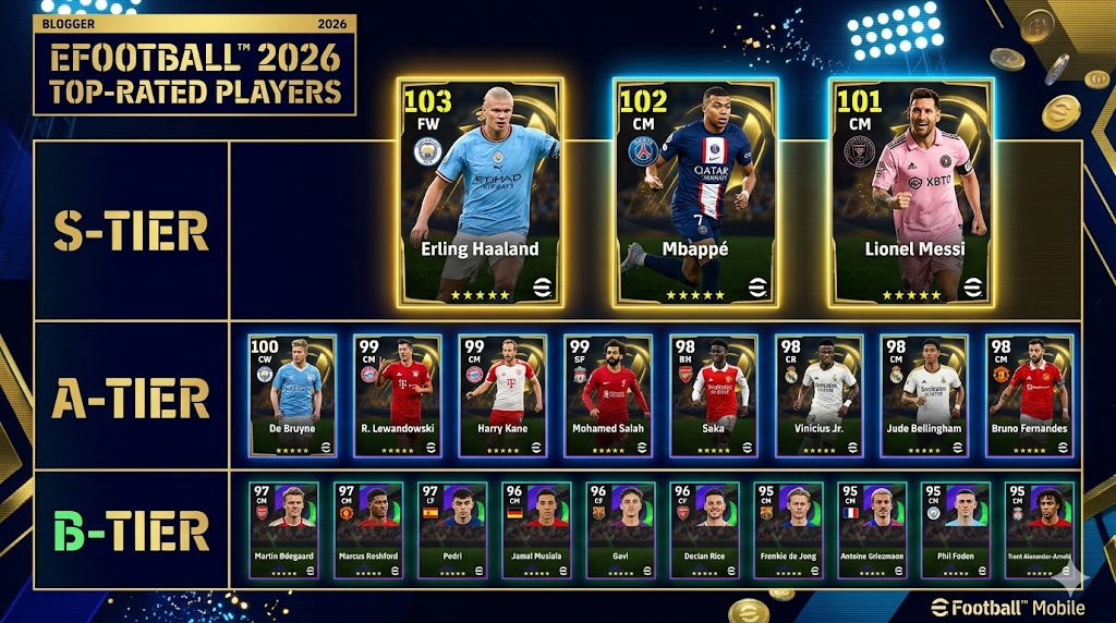 Top players in eFootball™ 2026 May Update ranked by performance