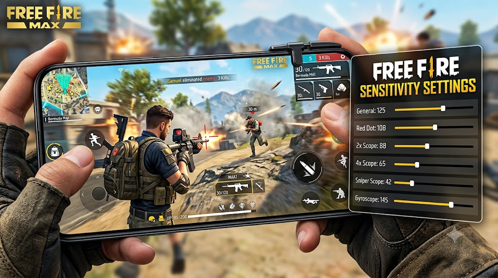 Best sensitivity settings for Free Fire 2026