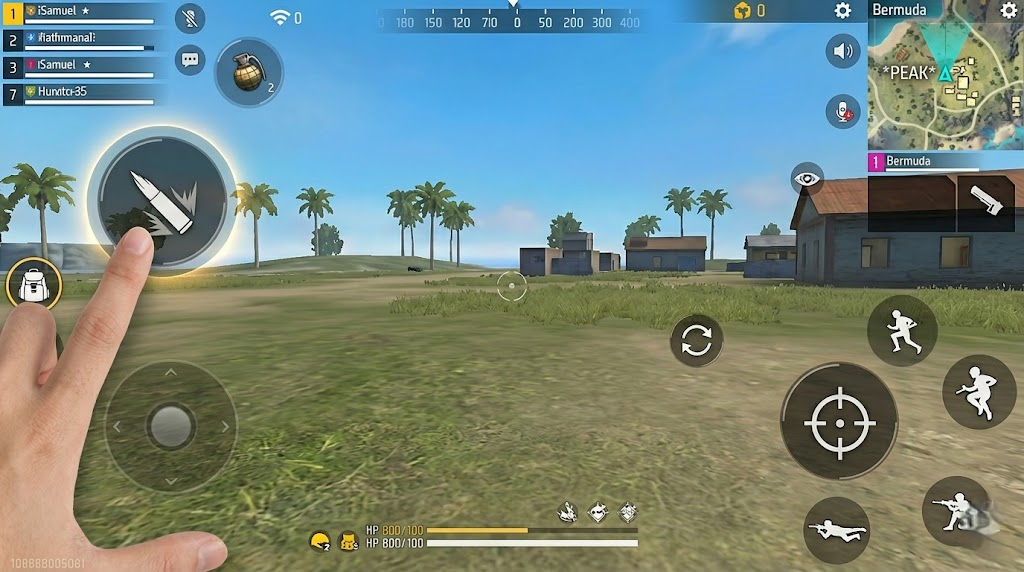 Recommended 3-finger claw HUD layout for Free Fire 2026
