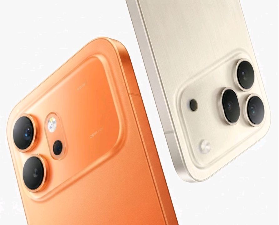 Honor 600 rear camera housing on a plain surface