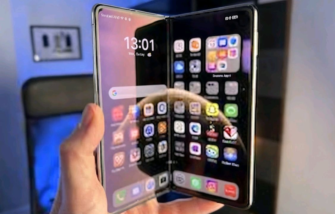 Huawei Mate X6 foldable phone open showing its main display