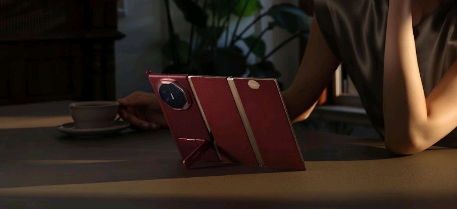 Huawei Mate XT tri-fold phone unfolded into tablet mode