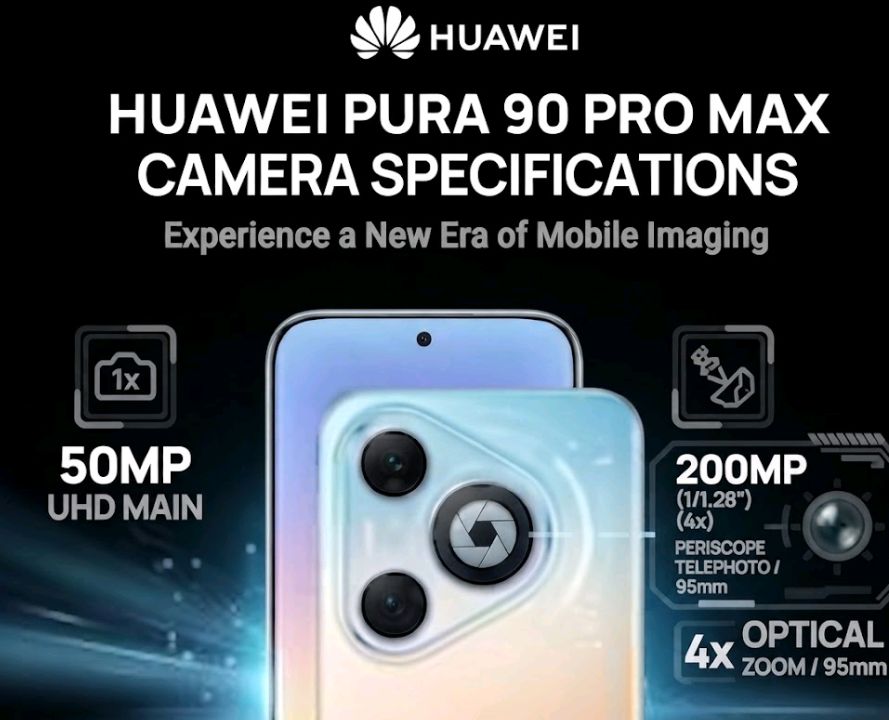 Huawei Pura 90 Pro Max camera module close-up