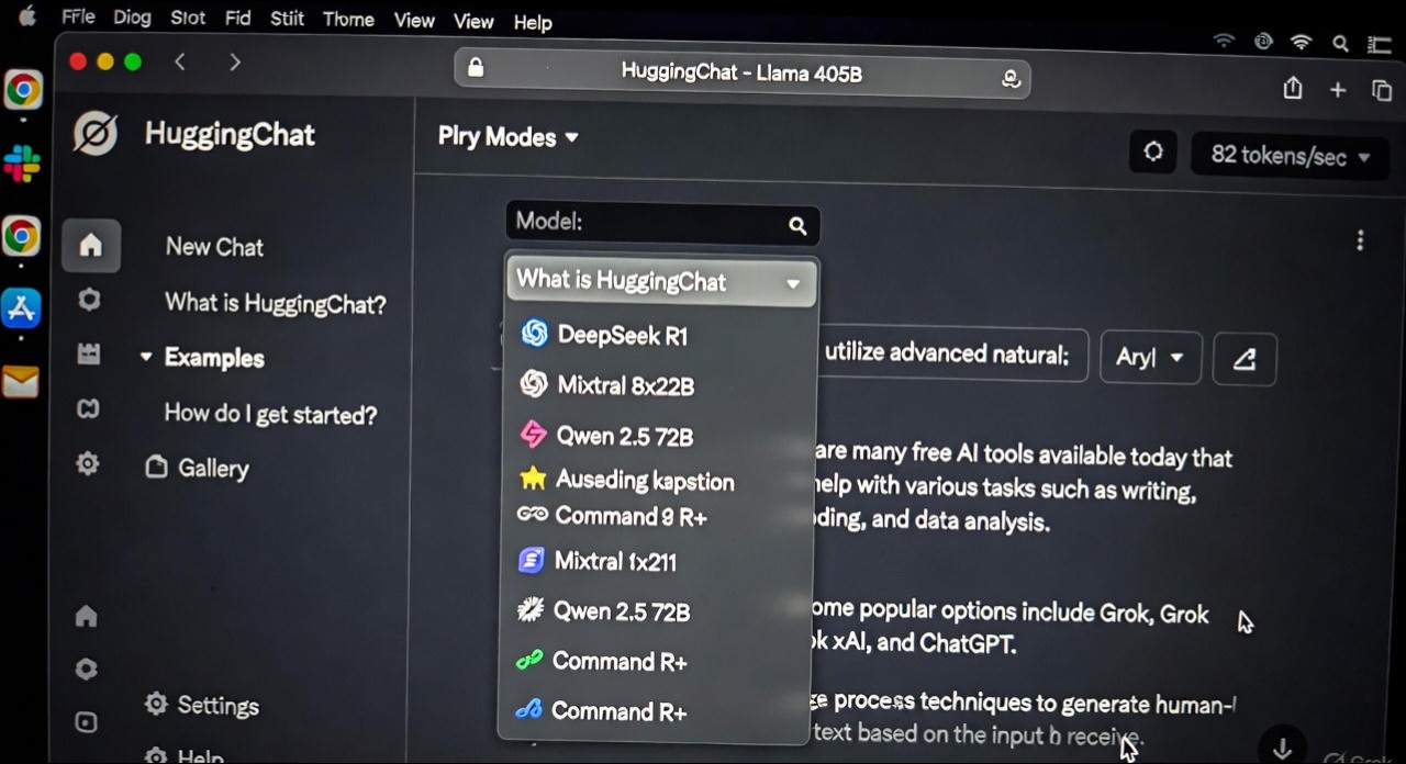 HuggingChat running Llama 405B at full speed