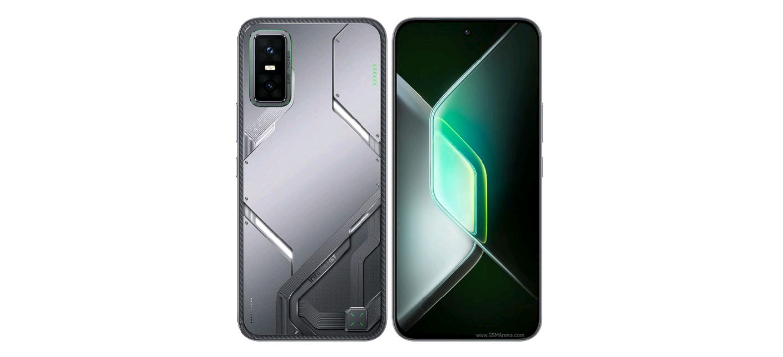 Infinix GT 30 Pro with RGB lighting active on its rear panel