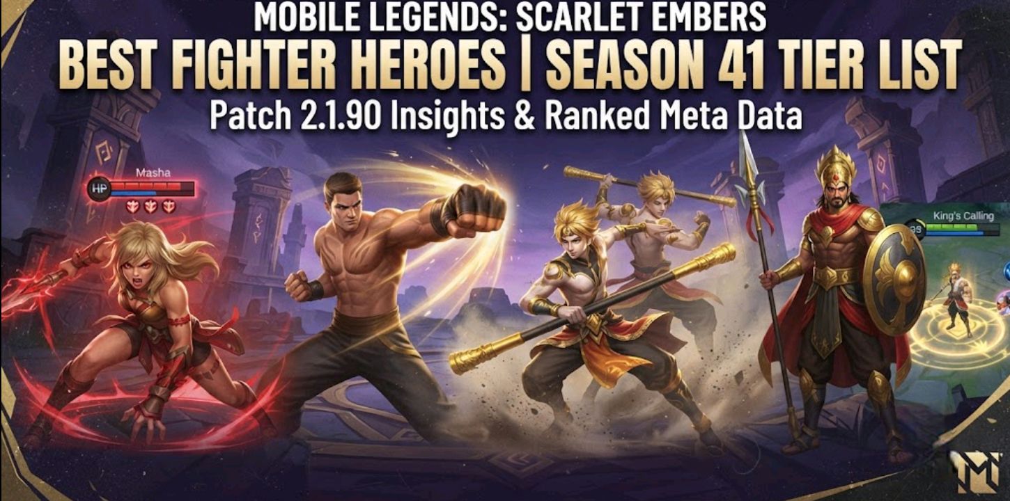Best fighter heroes in Mobile Legends Season 41 tier list