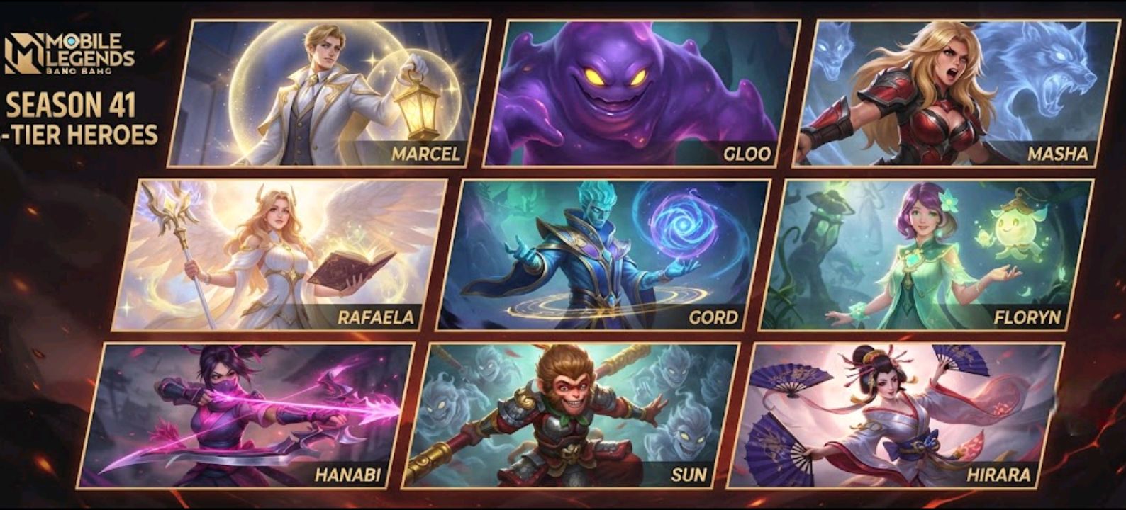 Mobile Legends meta heroes Season 41 July 2026