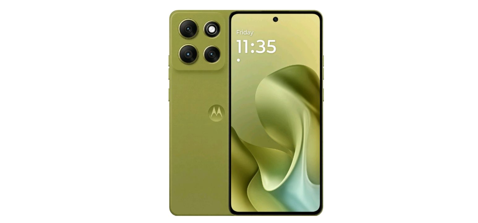 Motorola Moto G86 budget phone in hand, showing AMOLED display