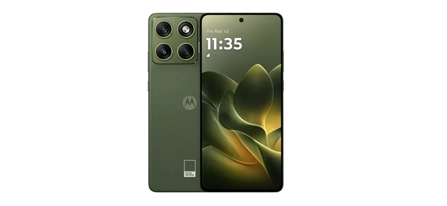 Motorola Edge 70 series phone showing thin profile and rear camera module