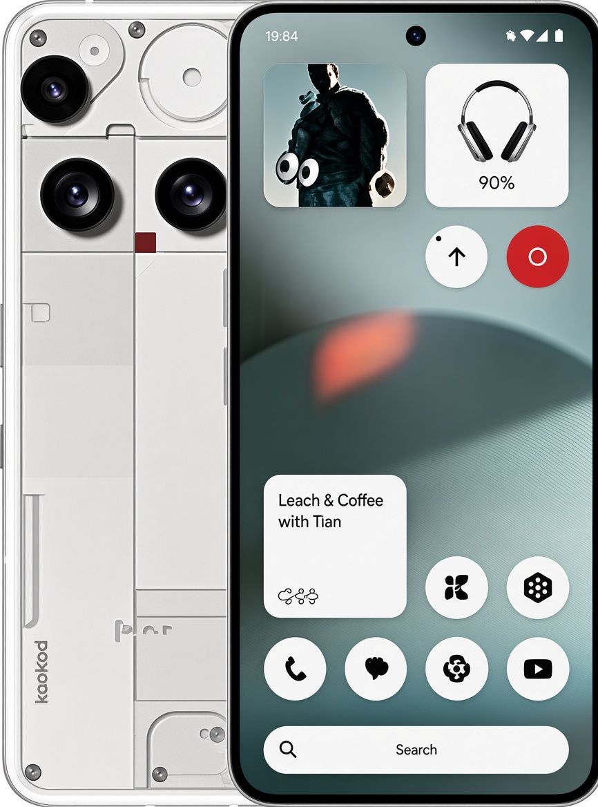 Nothing Phone 3 Glyph Matrix rear display
