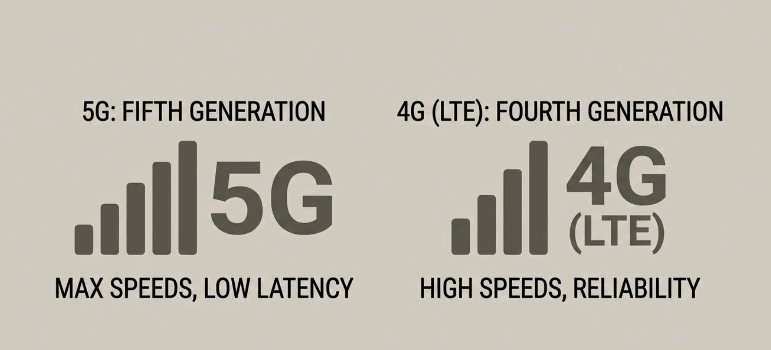 Nord 5 network settings showing 5G preference options