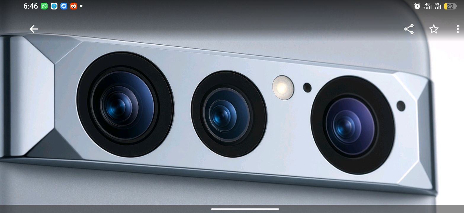 Close-up of the Pixel 10 Pro's triple camera bar with the 50MP wide, 48MP ultrawide, and 48MP telephoto lenses