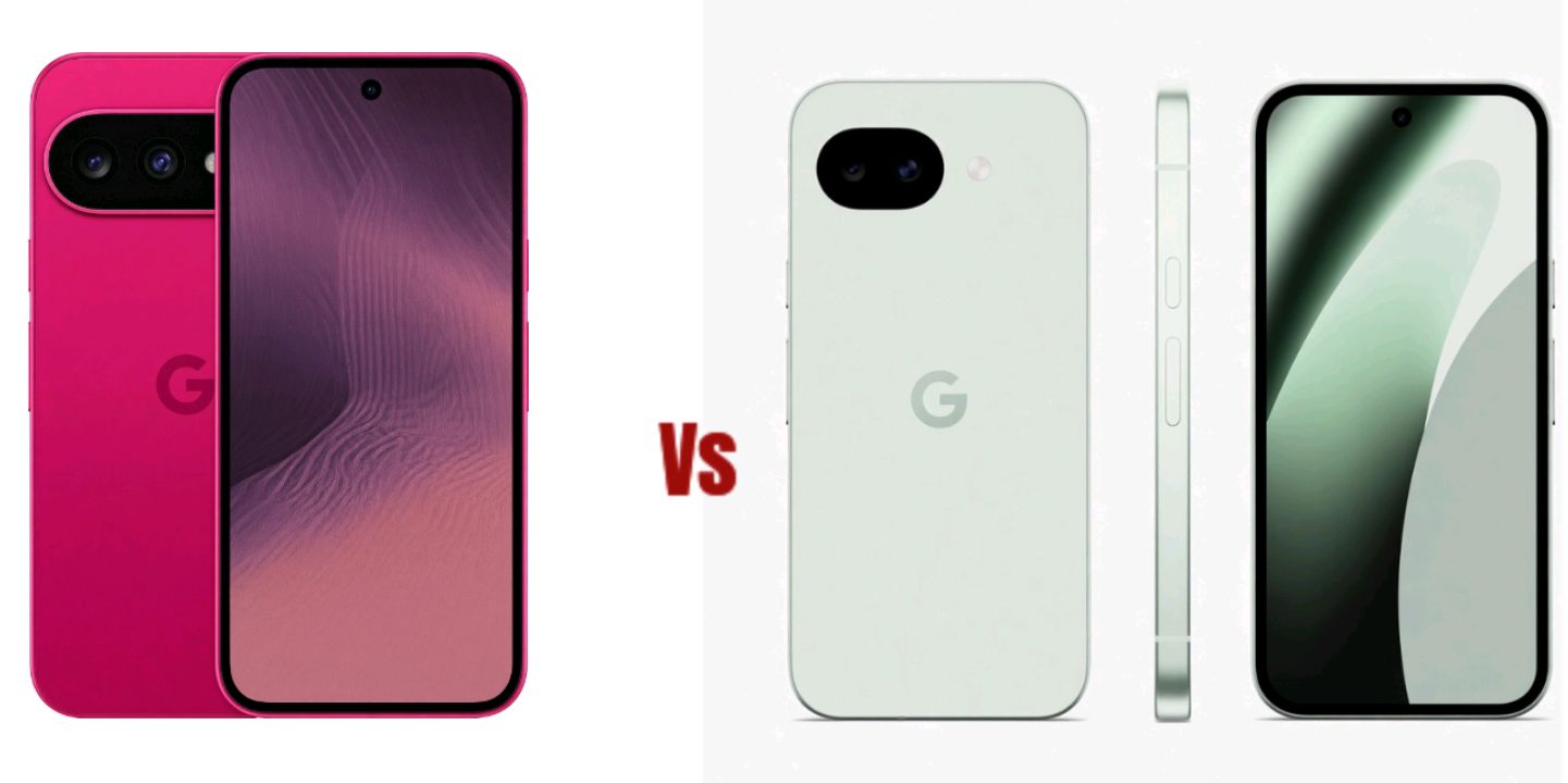 Google Pixel 11 next to Pixel 10a showing size difference