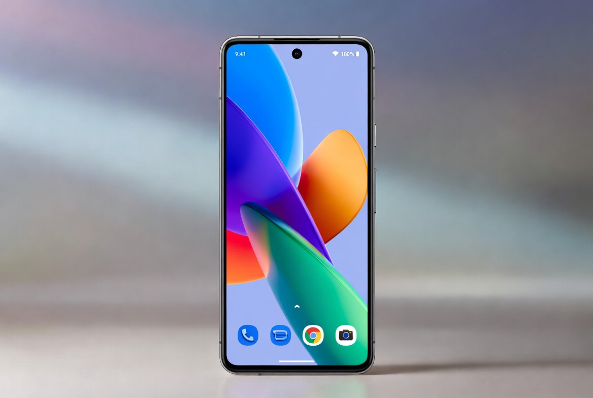 Android 16 features overview on a Pixel phone showing Material 3 Expressive UI