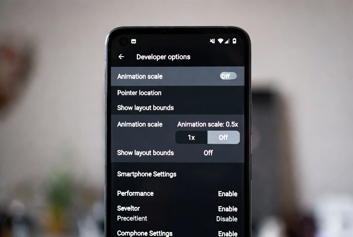 How to reduce animation scale in Android Developer Options to fix phone lag