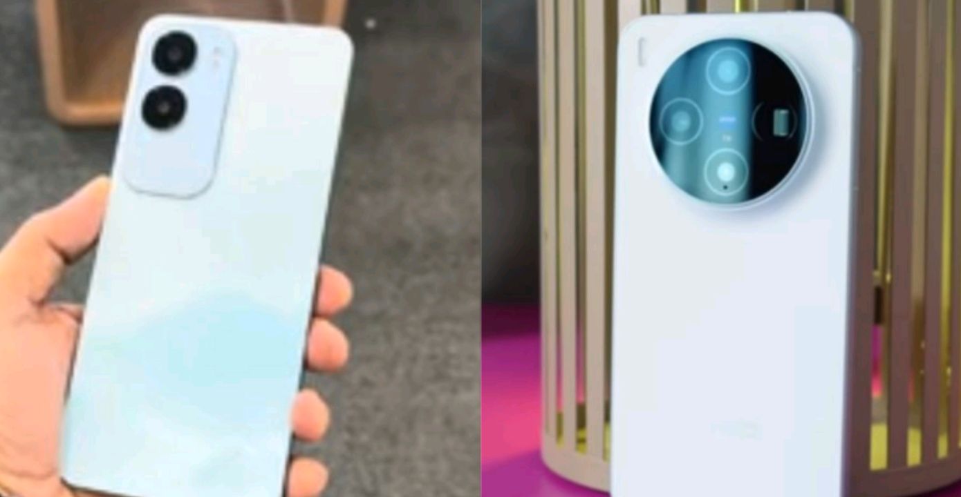 Lineup of Vivo smartphones including the Y19s, V60, and X300 laid on a table