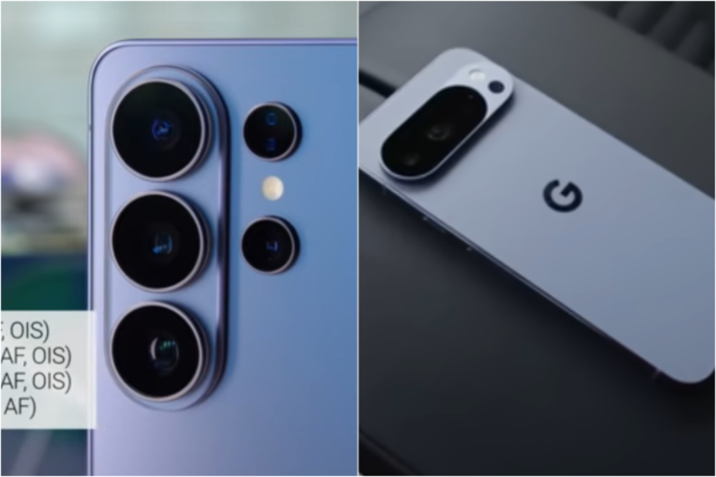 Google Pixel 10 and Samsung Galaxy S26 side by side