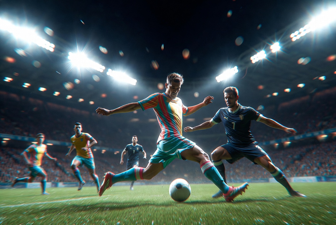 eFootball 2026 Mobile gameplay on a smartphone screen showing a match in progress