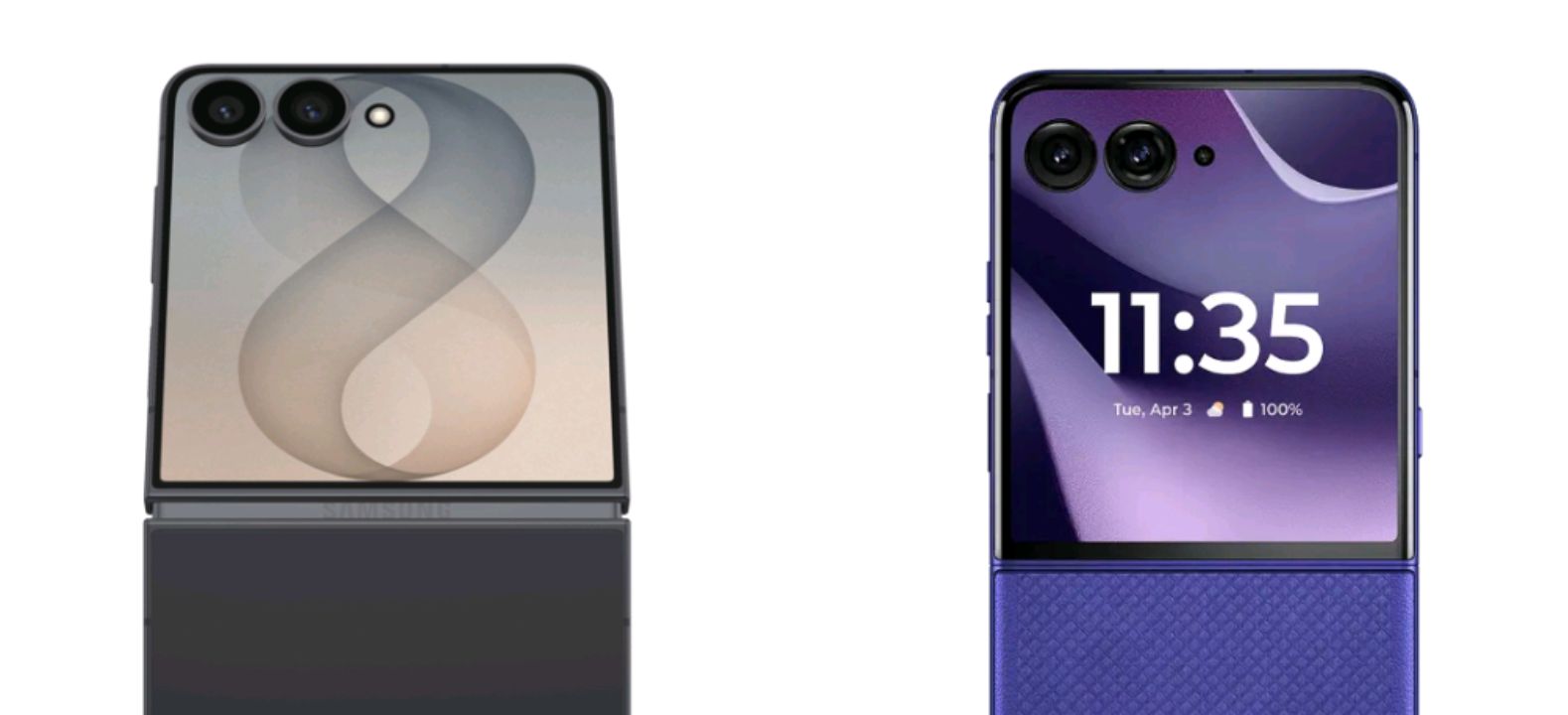 Camera hardware on the Galaxy Z Flip 8 and Razr Ultra
