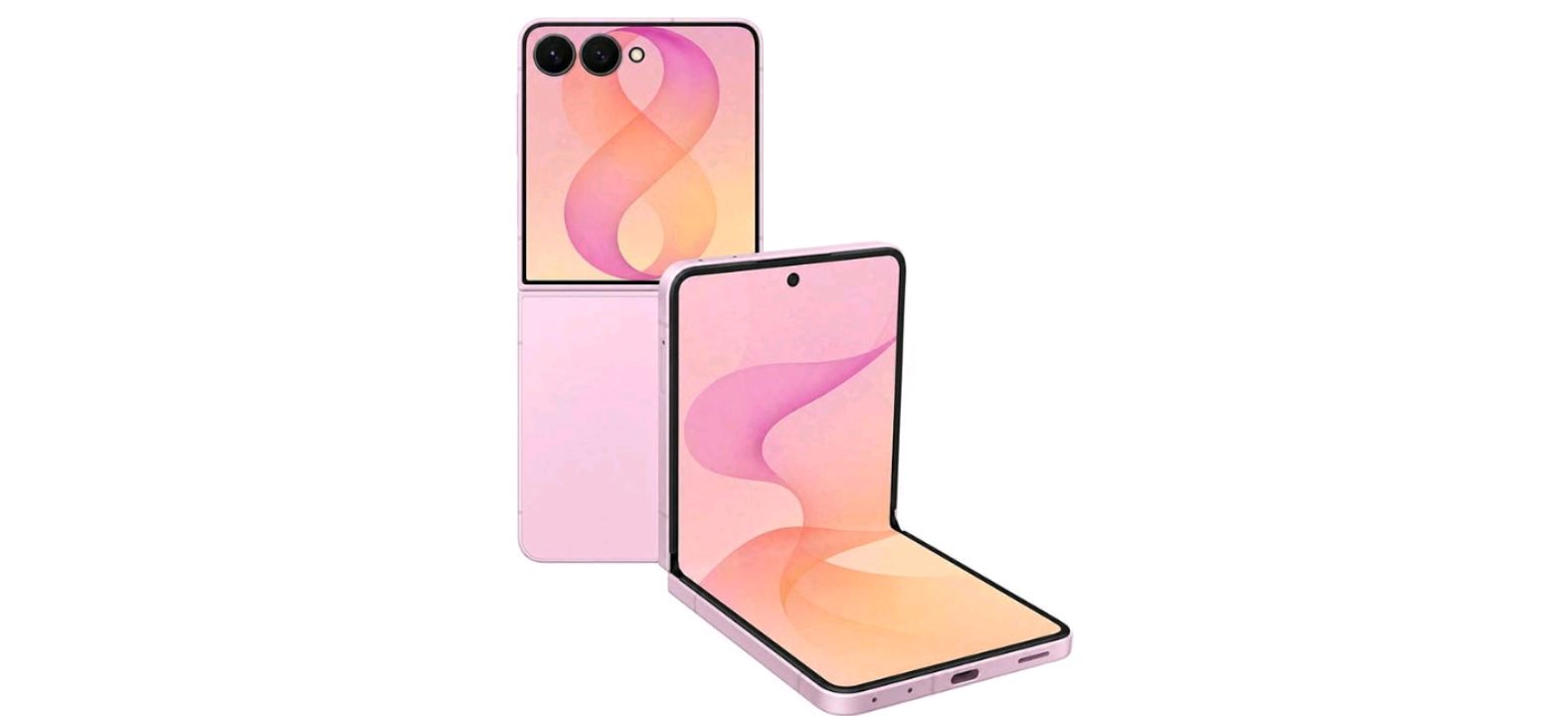 Samsung Galaxy Z Flip 8 folded and open