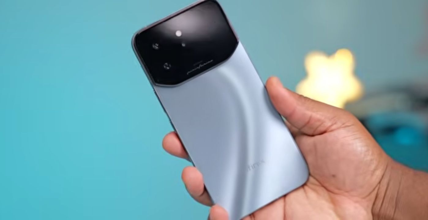 The Infinix Note 60 Ultra's rear camera island showing the 200MP main sensor and periscope zoom lens