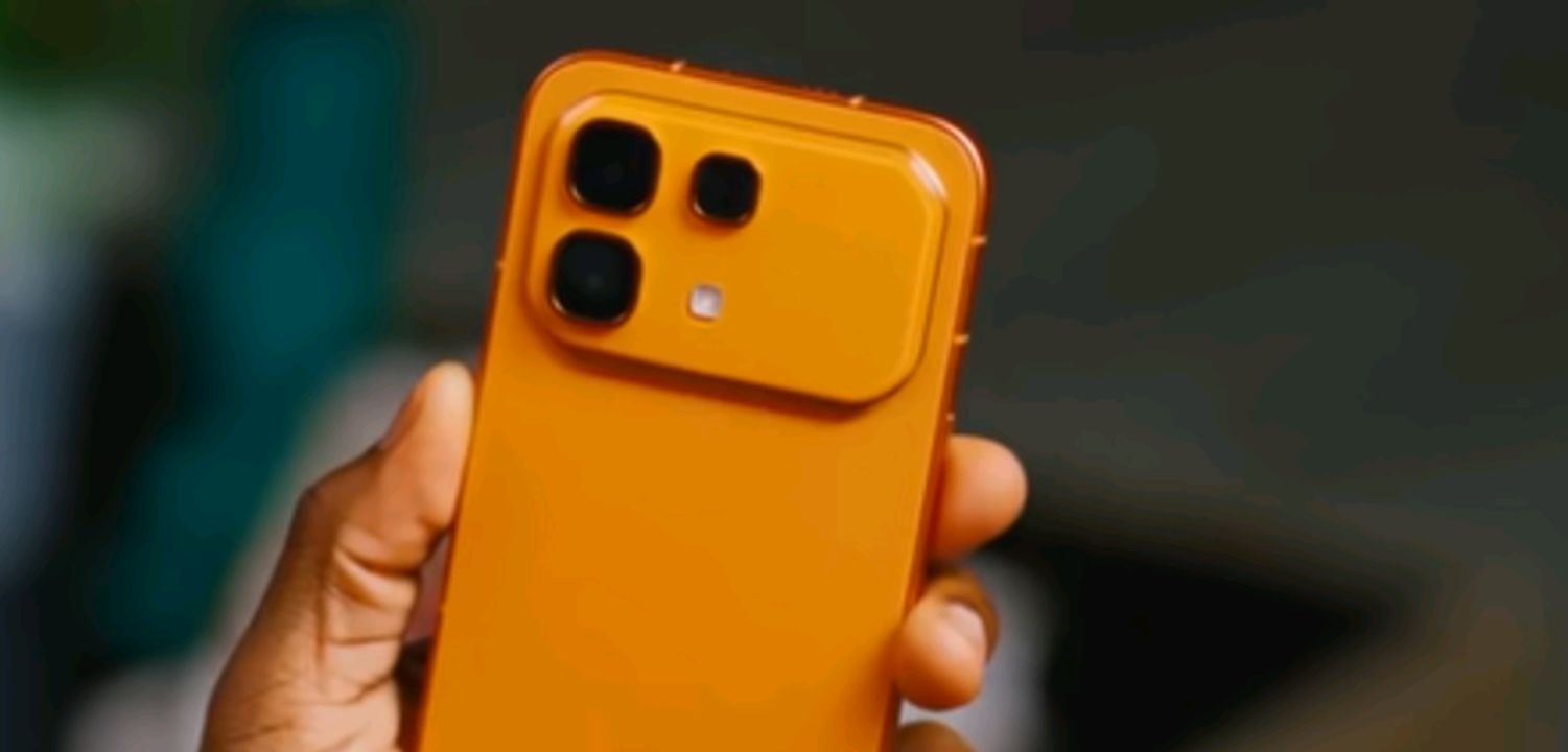 Close-up of Infinix Note 60 Pro 5G camera module and side profile