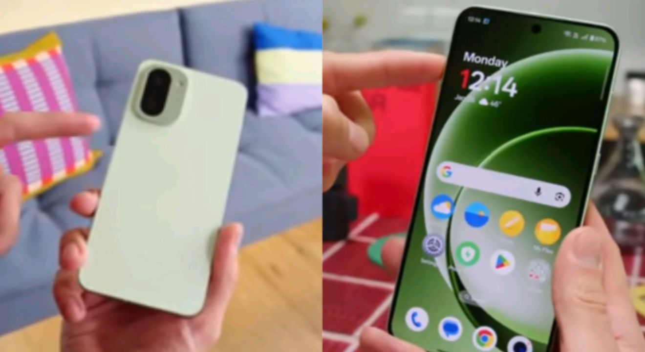 OnePlus 15R shown from front and back