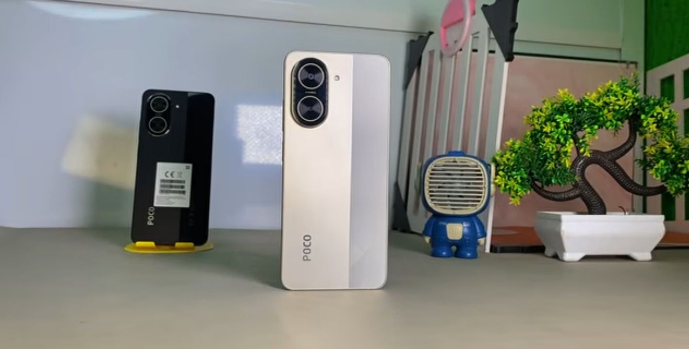 POCO C71 large display and battery-focused design