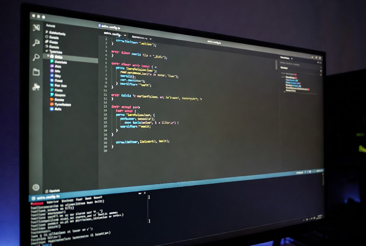 ReviByte Astro codebase open in VS Code with a debugging session in progress