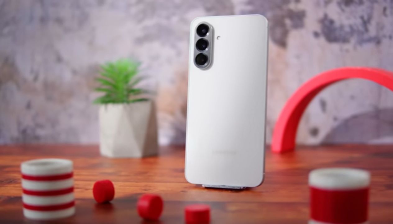 Samsung Galaxy A56 triple rear camera in low light