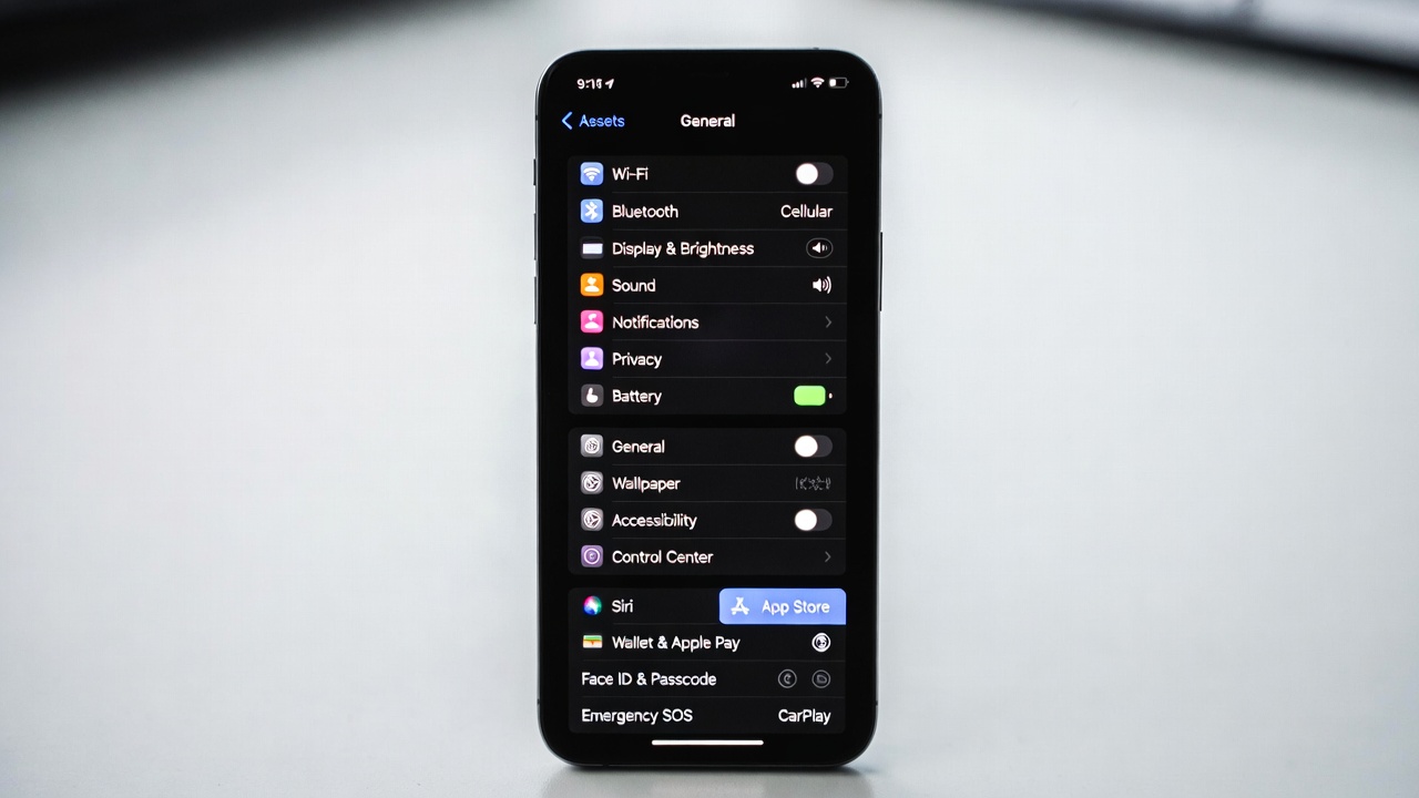 A smartphone displaying multiple apps and settings menus, showing the depth of features available to the average user