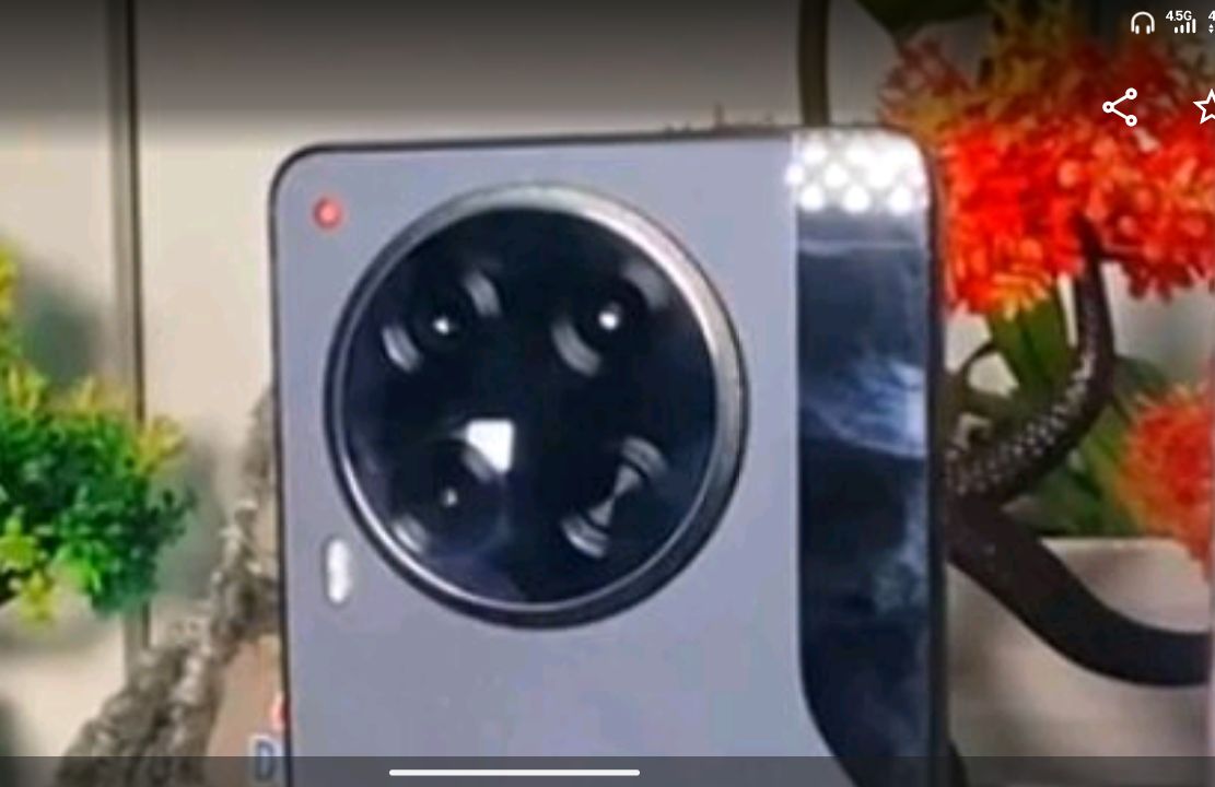 Close-up of a TECNO smartphone camera module