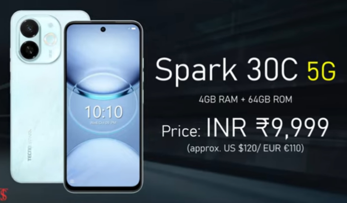 Tecno Spark 30C 5G design and camera module