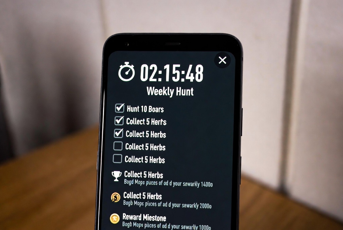 Subway Surfers Weekly Hunt timer 2026 showing limited-time challenge screen with countdown and reward milestones