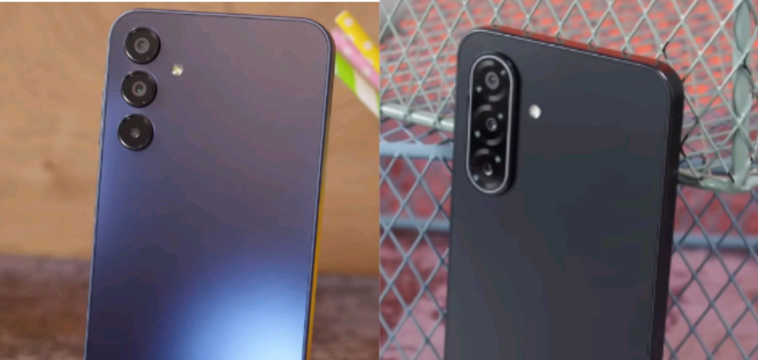 Samsung Galaxy A-series camera modules compared side by side
