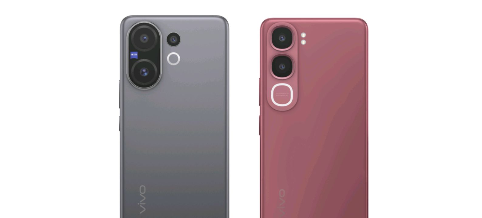 Several vivo phones laid out side by side, including the V60 and Y31 5G