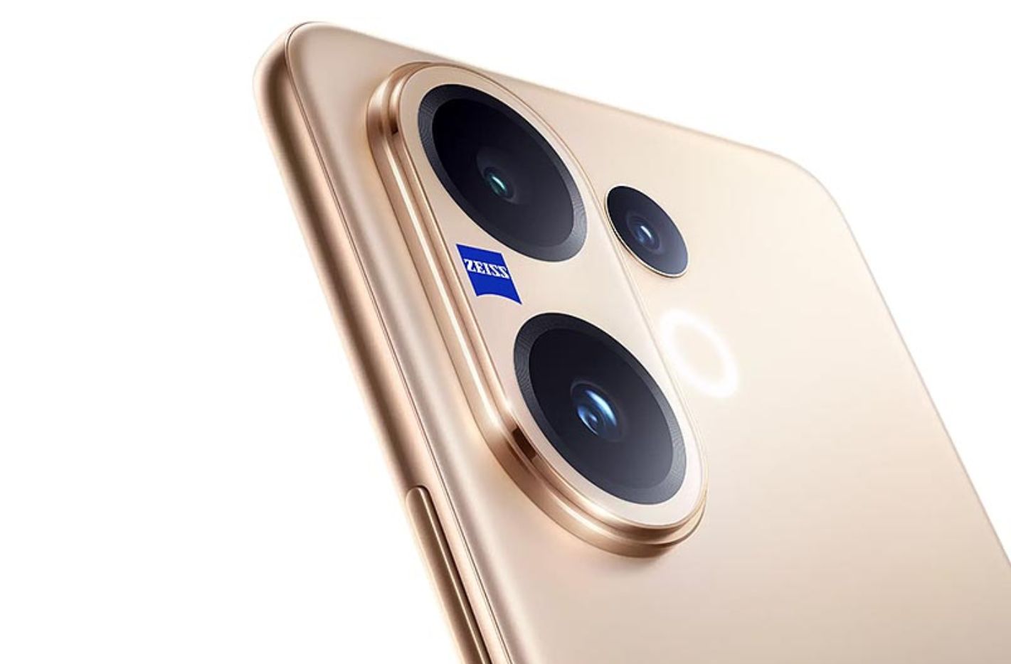 vivo V60 in Mist Gray showing its slim profile